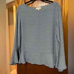 Loft dress shirt with split back